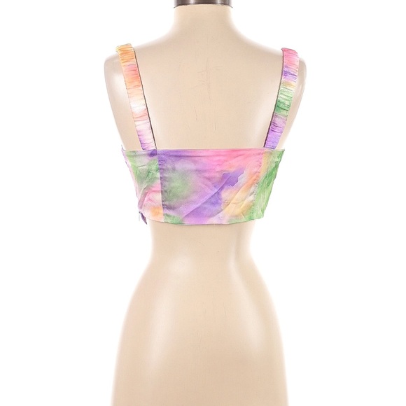 NWOT REVOLVE x Superdown Destiny Crop Top In Multicolor - Picture 6 of 7